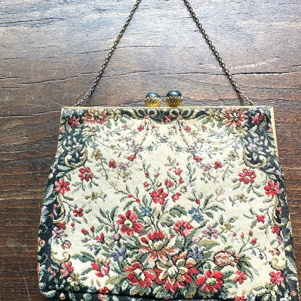 Stunning Vintage French Tapestry handbag - Picture 2 of 4